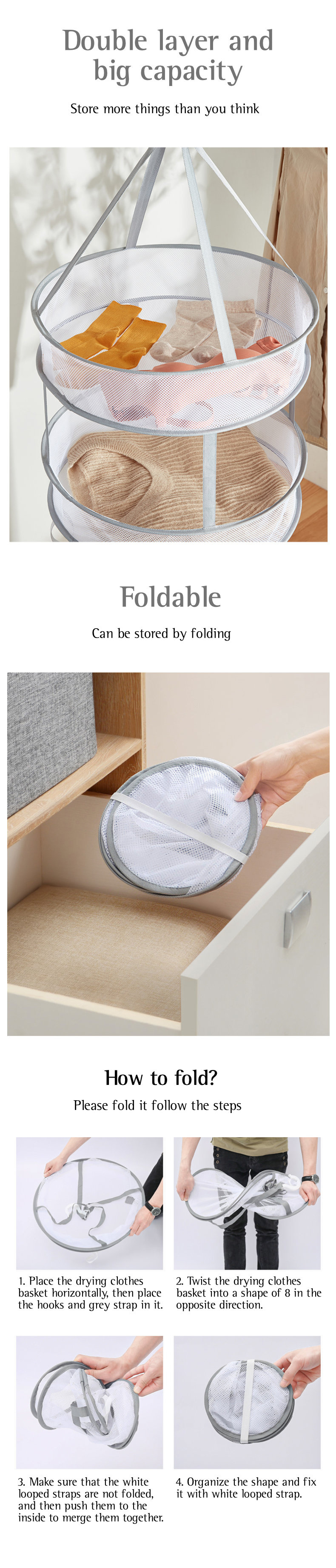 Windproof Clothes Drying Mesh-3